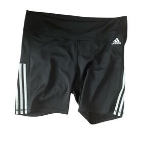 Adidas Black and White Athletic Shorts Performance Style